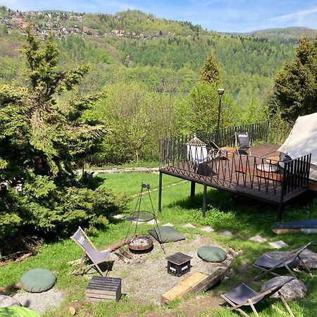 Hotel Glampspace - Szlak Beskidzki Międzybrodzie Bialskie Exterior foto