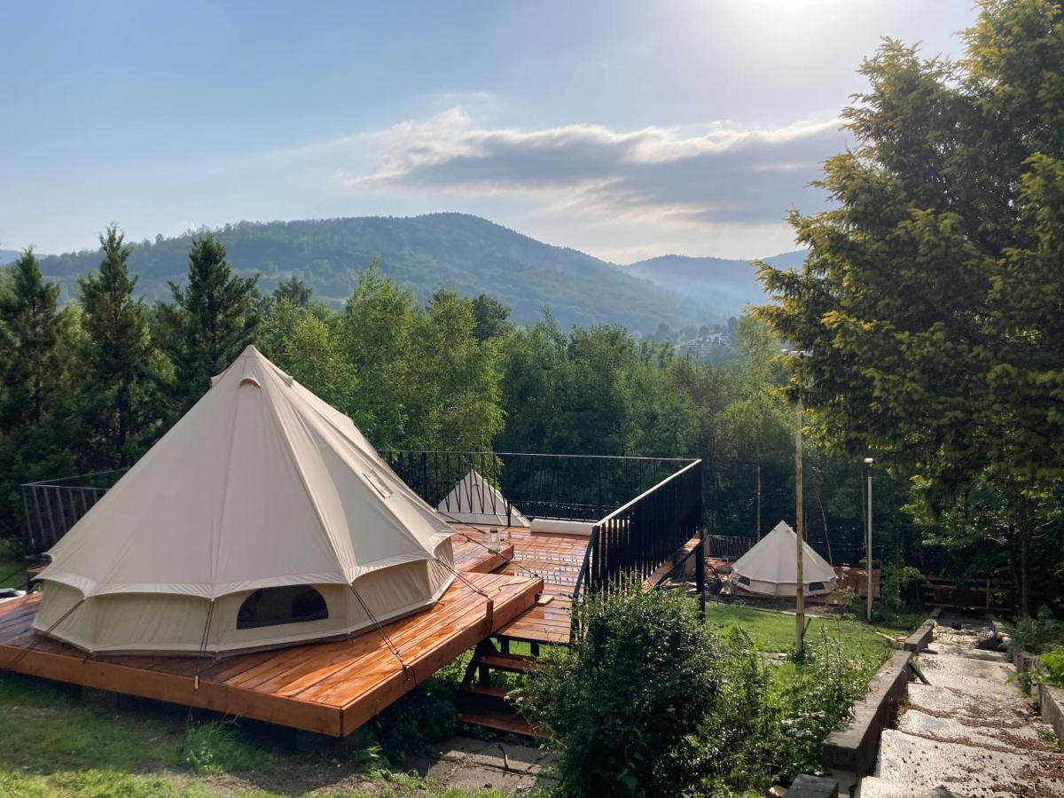 Hotel Glampspace - Szlak Beskidzki Międzybrodzie Bialskie Exterior foto