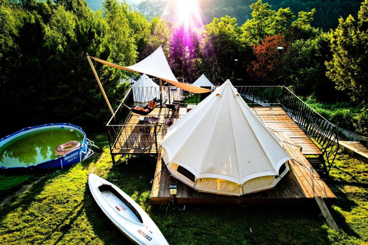 Hotel Glampspace - Szlak Beskidzki Międzybrodzie Bialskie Exterior foto